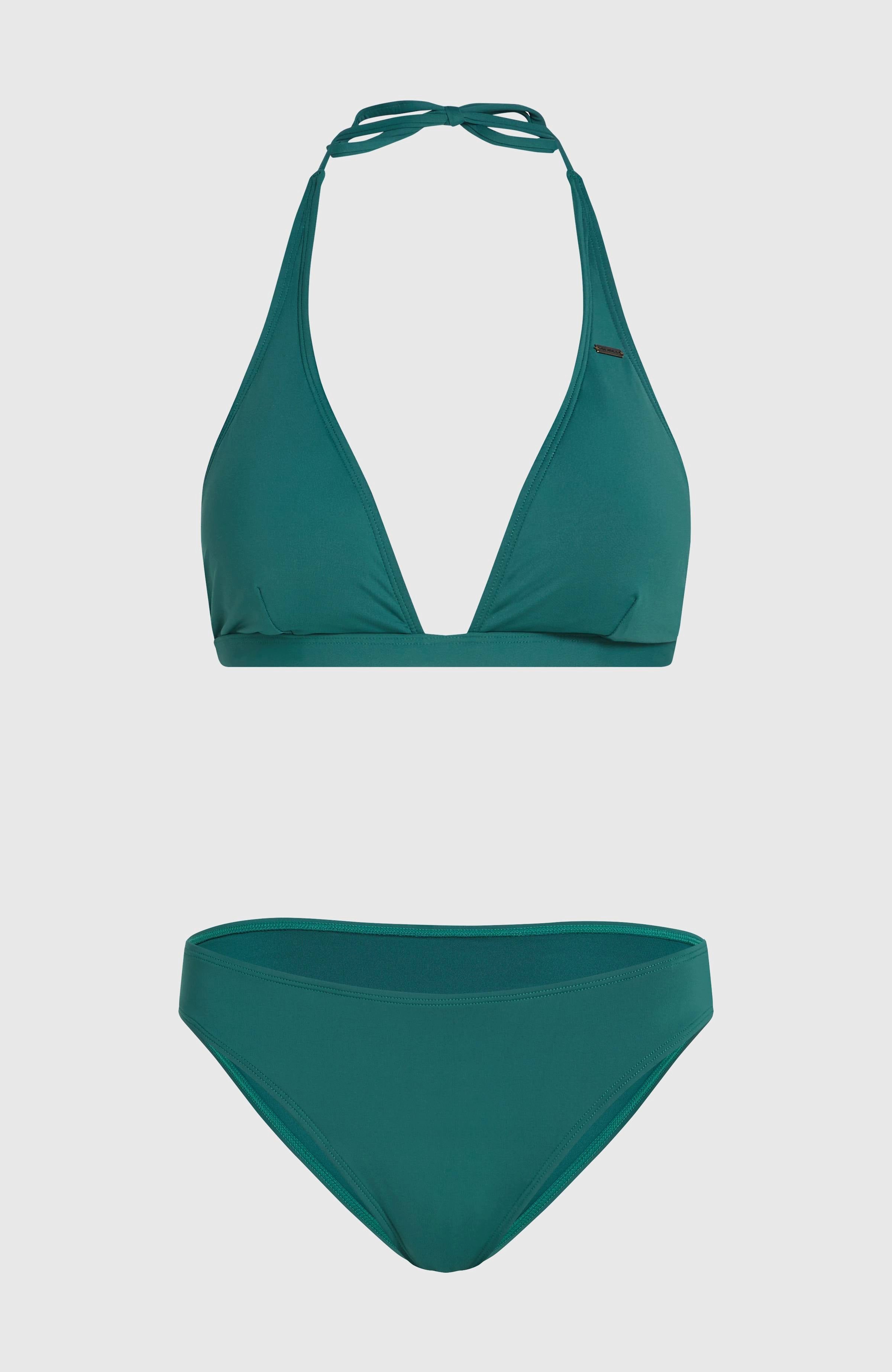 O'Neill Triangel-Bikini ESSENTIALS MARGA CRUZ BIKINI SET (2-St) mit Neckholder-Oberteil zum Schnüren, aus mittelschwerem TACTEL®