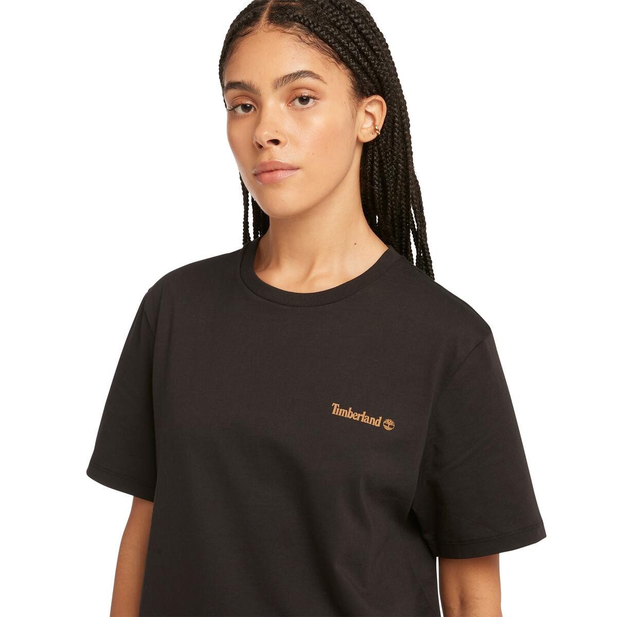 Timberland T-Shirt Small Linear Logo Print Tee günstig online kaufen