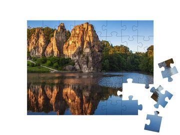 puzzleYOU Puzzle Teutoburger Wald: Externsteine, NRW, 48 Puzzleteile, puzzleYOU-Kollektionen Nordrhein-Westfalen