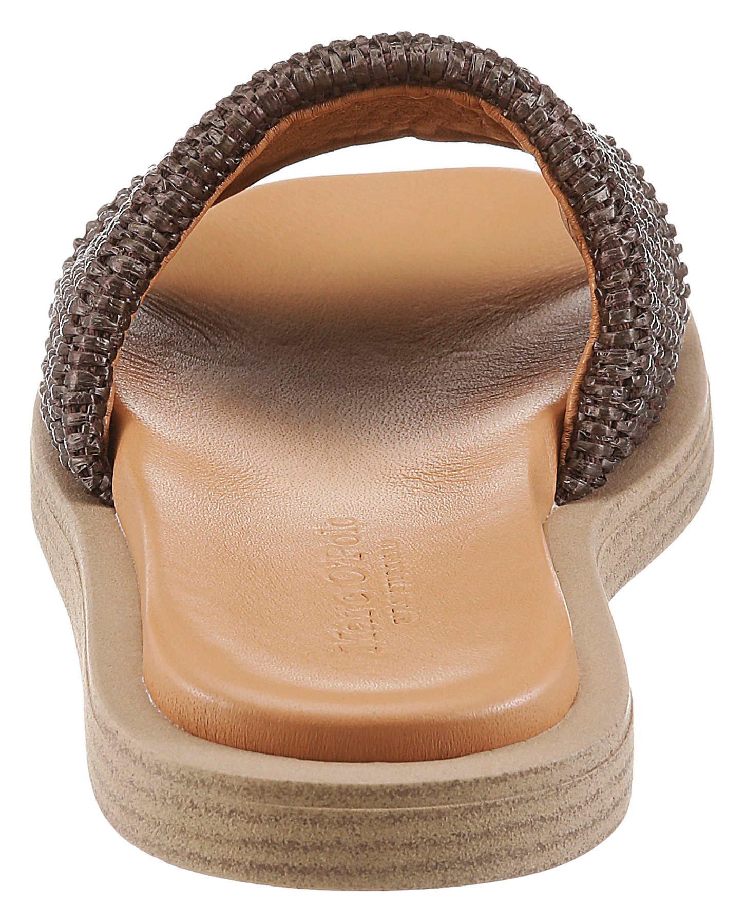 Marc O'Polo Agda Pantolette Sommerschuh, Strandschuh, Urlaubsschuh, in Karreeform