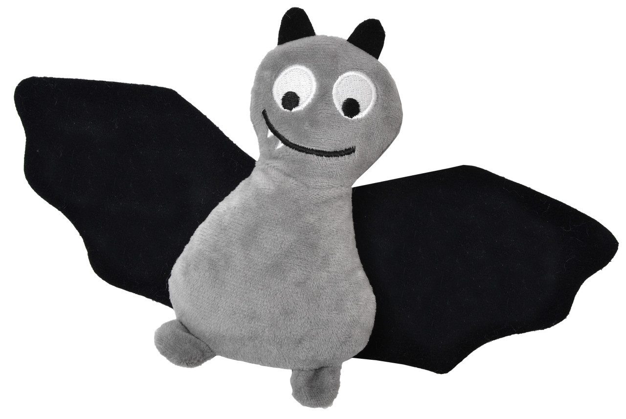 Aumüller Tierkuscheltier Aumüller Katzenspielzeug Frido Fledermaus 23 cm, Leder