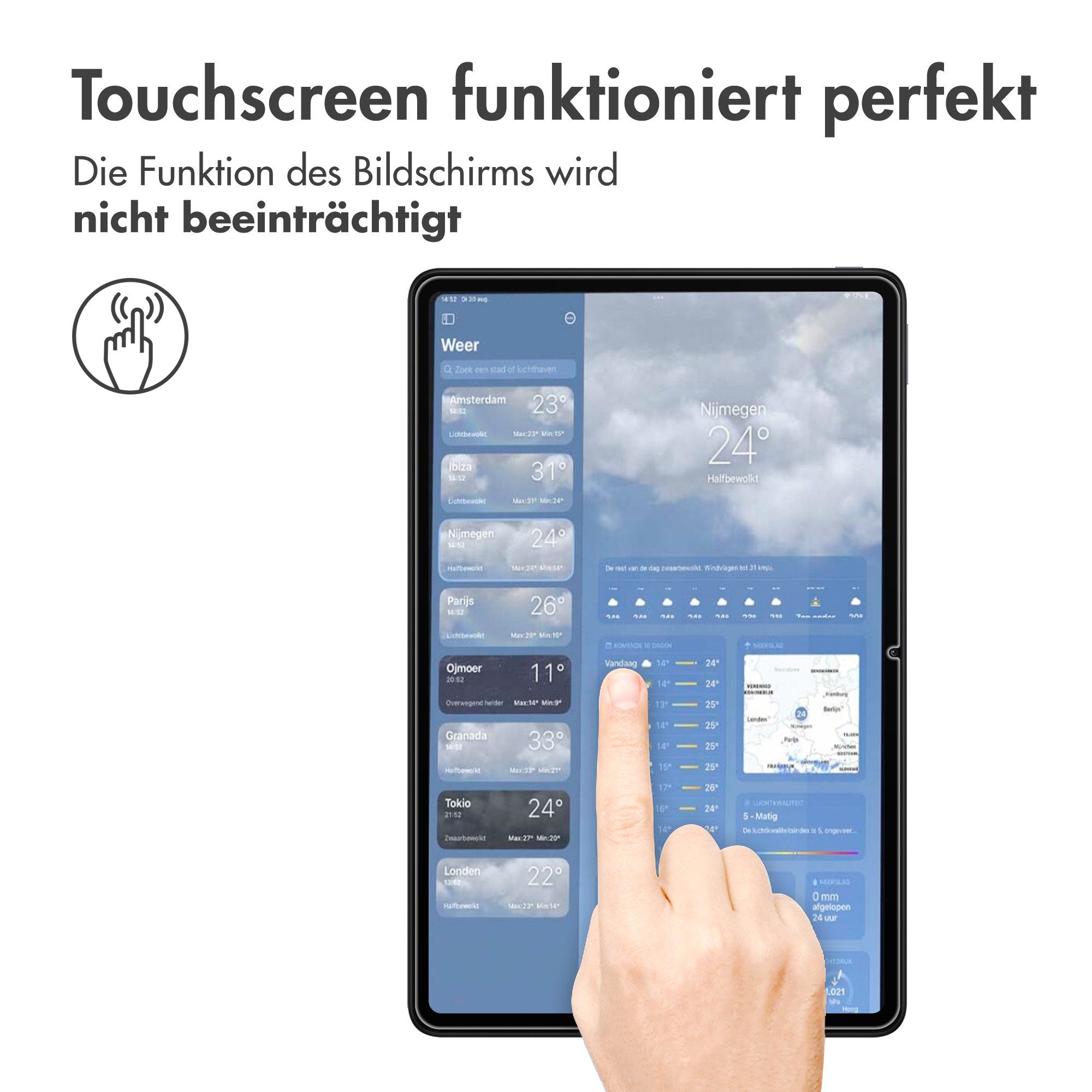 imoshion Displayschutzfolie imoshion Displayschutz aus gehärtetem Glas Xiaomi Redmi Pad 2 Pro / Po, 1 Stück – Bild 3 von 5