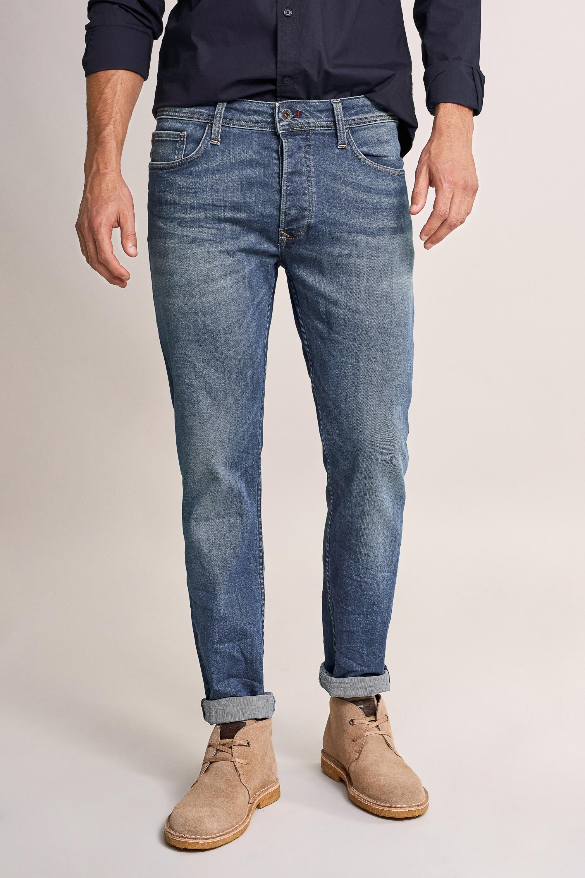 Salsa 5-Pocket-Jeans SALSA JEANS LIMA mid blue used washed 125226.8503