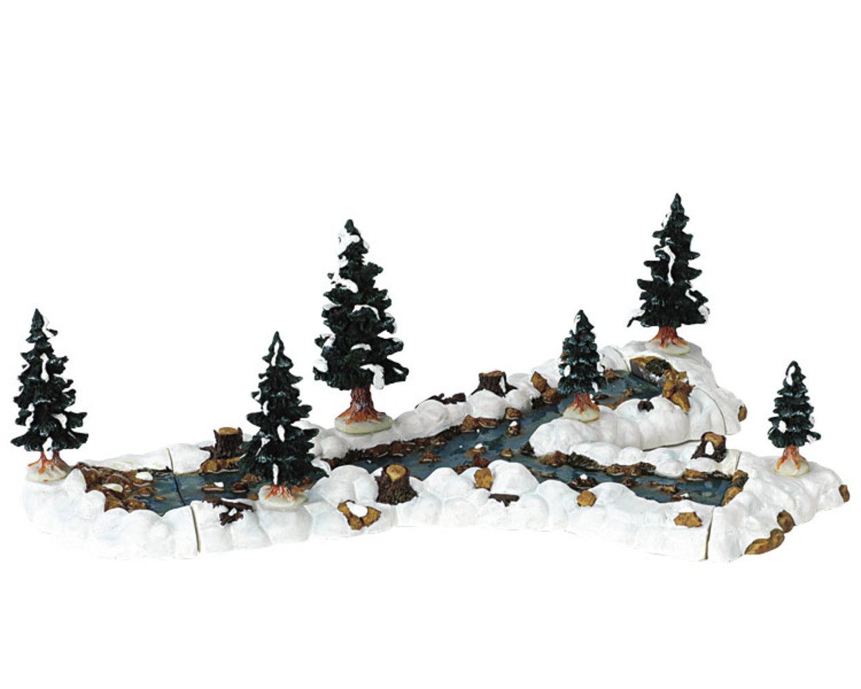 LeMax Weihnachtsdorf Mühlbachgraben / Lemax Mill Stream Fork 13367