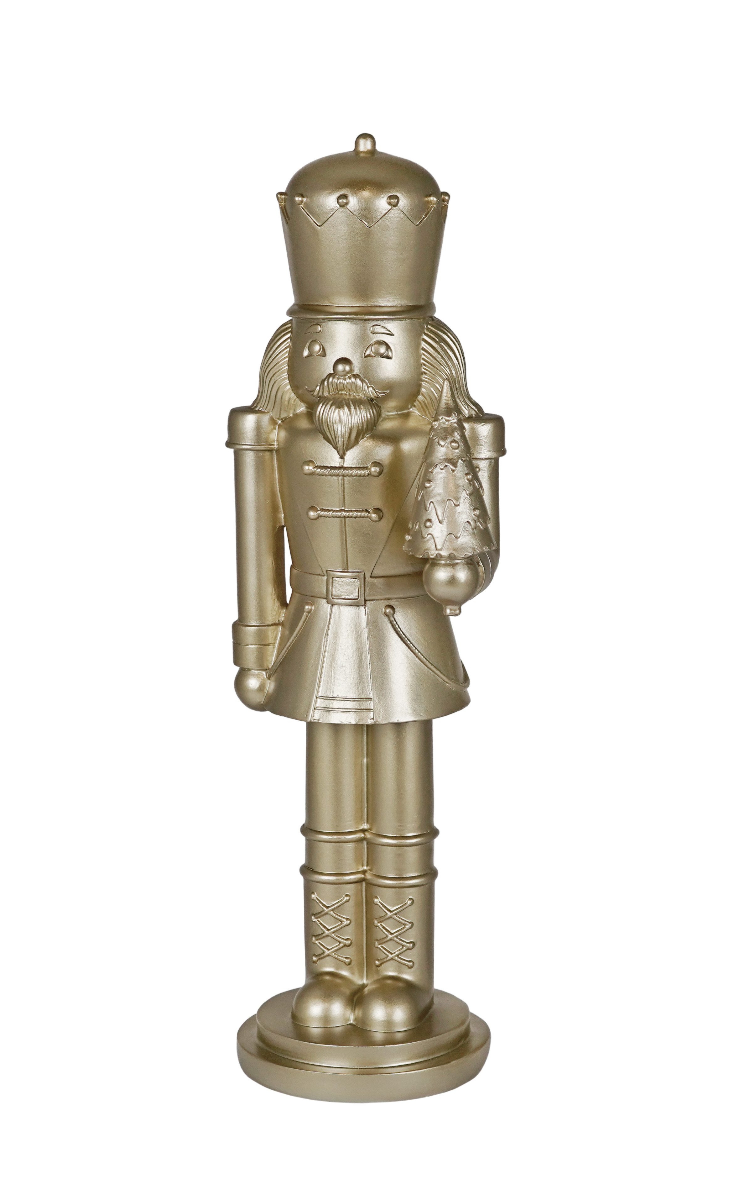 Kaheku Dekoobjekt Kaheku Figur Caruso, Nussknacker, Champagner, 37 cm, 1175014237 (1 St)