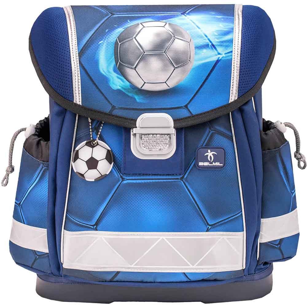 Belmil Schulranzen Set Classy 10-teilig 2025 Jungen Football 4 silver