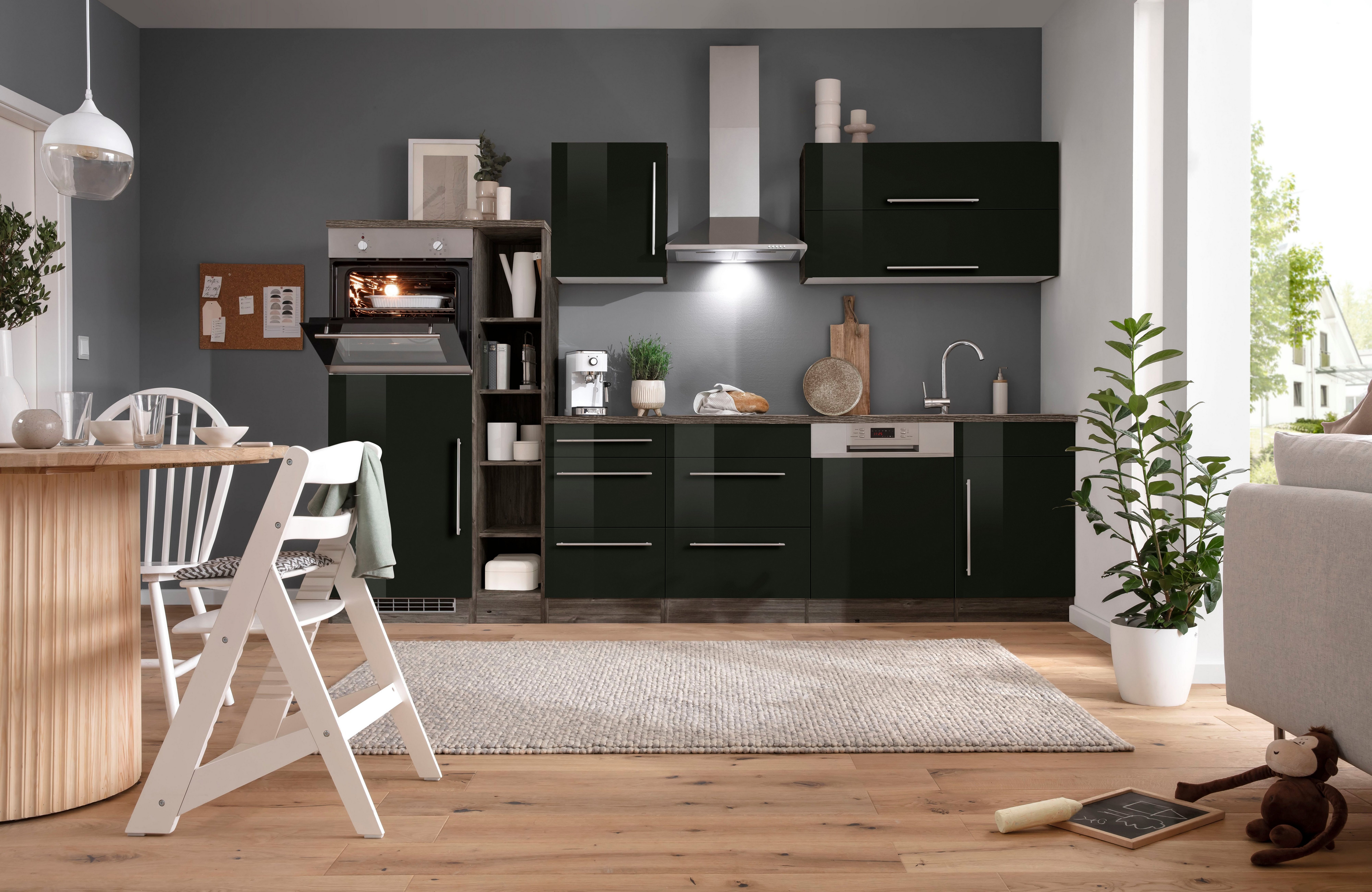 KOCHSTATION Küchenzeile KS-Samos, Breite 310 cm, günstig online kaufen