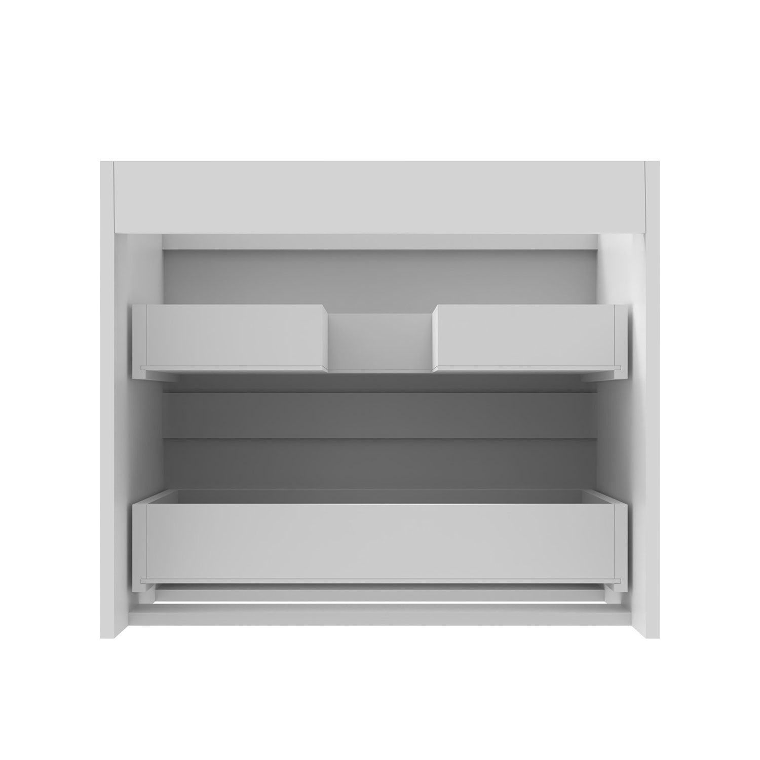 Aica Sanitär Waschtisch Badezimmerschrank Waschbeckenunterschrank ohne Waschbecken – Bild 5 von 5