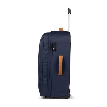 Satch Reisetasche Trolley Flow M Pure Navy (Koffer, 2 Wäschebeutel), 60 Liter, inkl. TSA Schloss, Reisegepäck