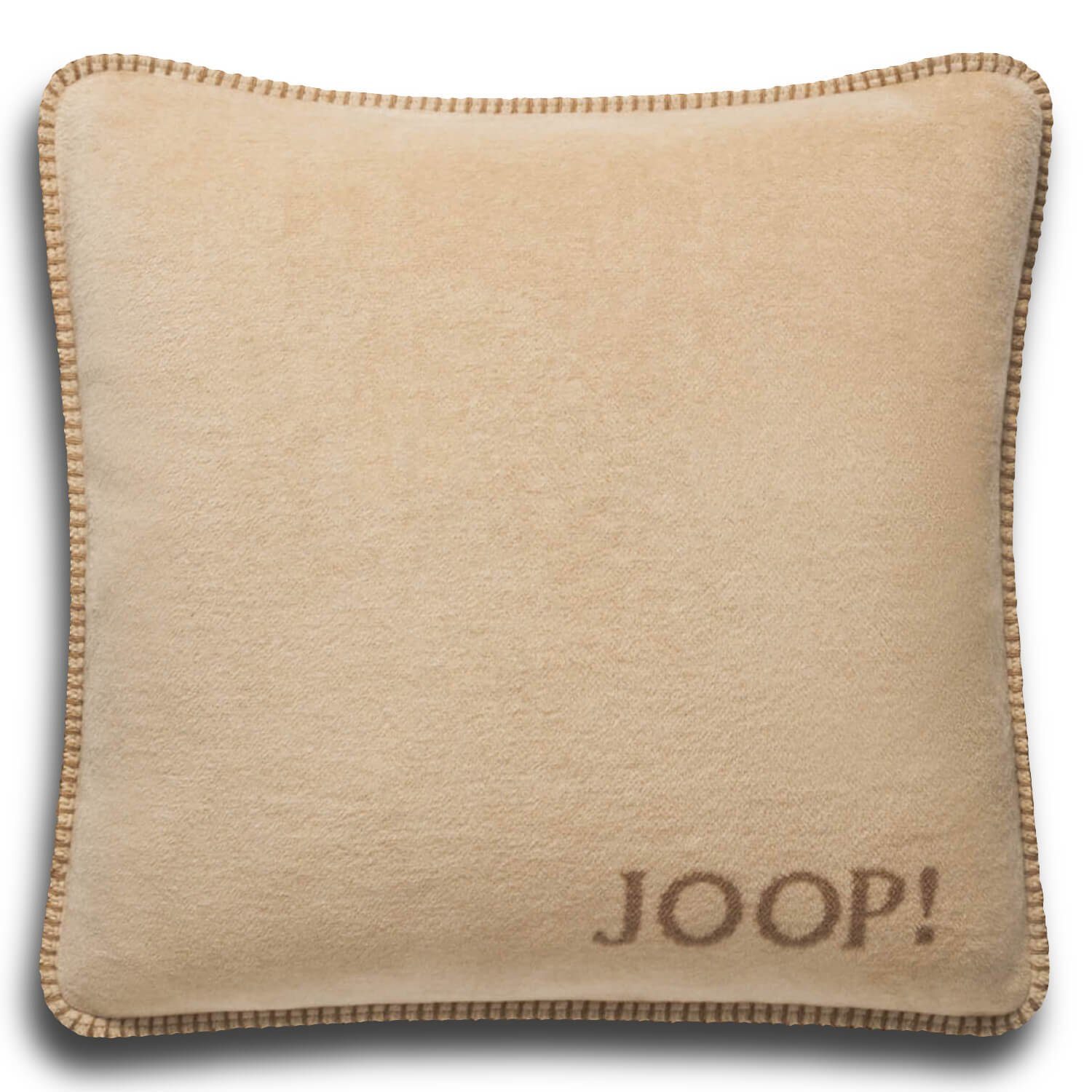 JOOP! Dekokissen Kissenhülle UNI Doubleface 50x50 cm, Joop!-Buchstaben, Wen günstig online kaufen