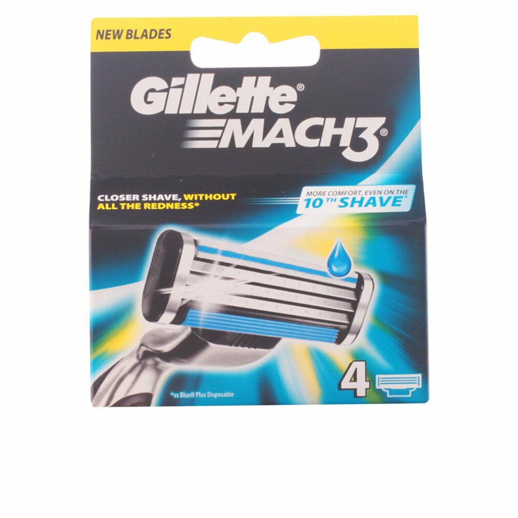 Gillette Rasierklingen Mach3 Men's Razor Blade Refills 4er Pack