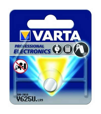 VARTA Batterie, (2 V), Knopfzelle 1,5V LR9 Alkali-Mangan 200 mAh Ø15,5 x 6,1 mm