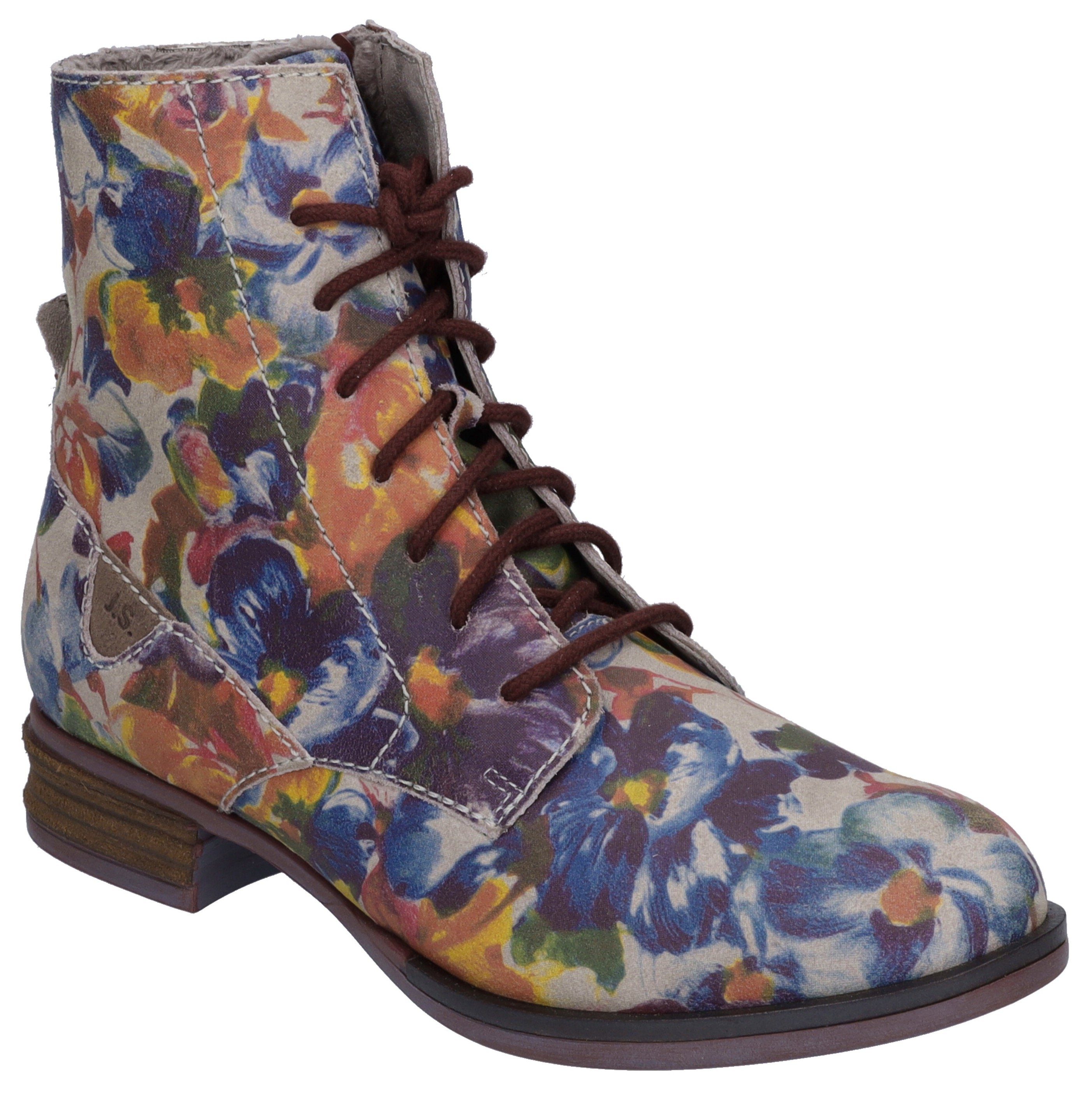 Josef Seibel Sanja 01 Schnürboots mit Blütenprint