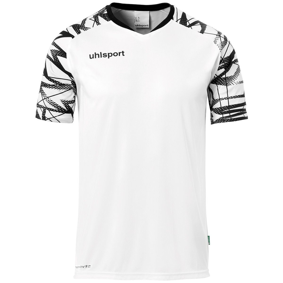 Trainingsshirt GOAL KURZARM uhlsport uhlsport atmungsaktiv 25 weiß/schwarz TRIKOT Trainings-T-Shirt