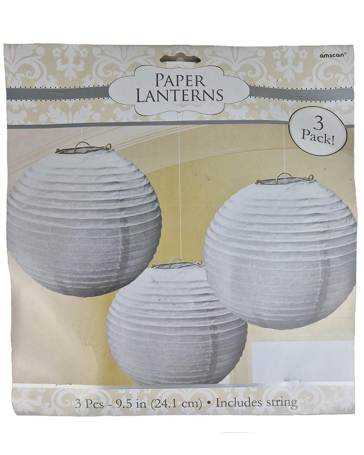 Amscan Hängedekoration Papier Lampions Laternen 3 günstig online kaufen