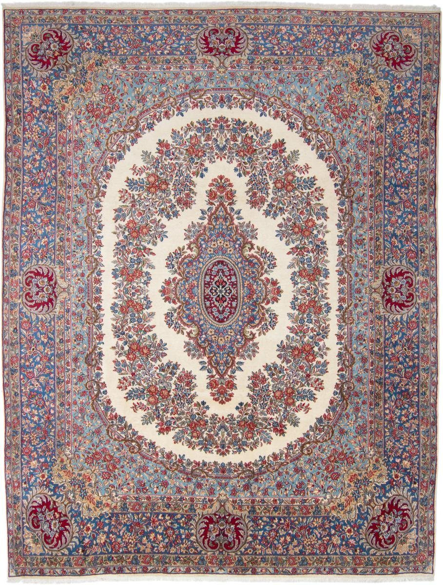 Orientteppich Kerman Rafsanjan 293x385 Handgeknüpfter Orientteppich / Perserteppich, Nain Trading, rechteckig, Höhe: 12 mm | Kurzflor-Teppiche