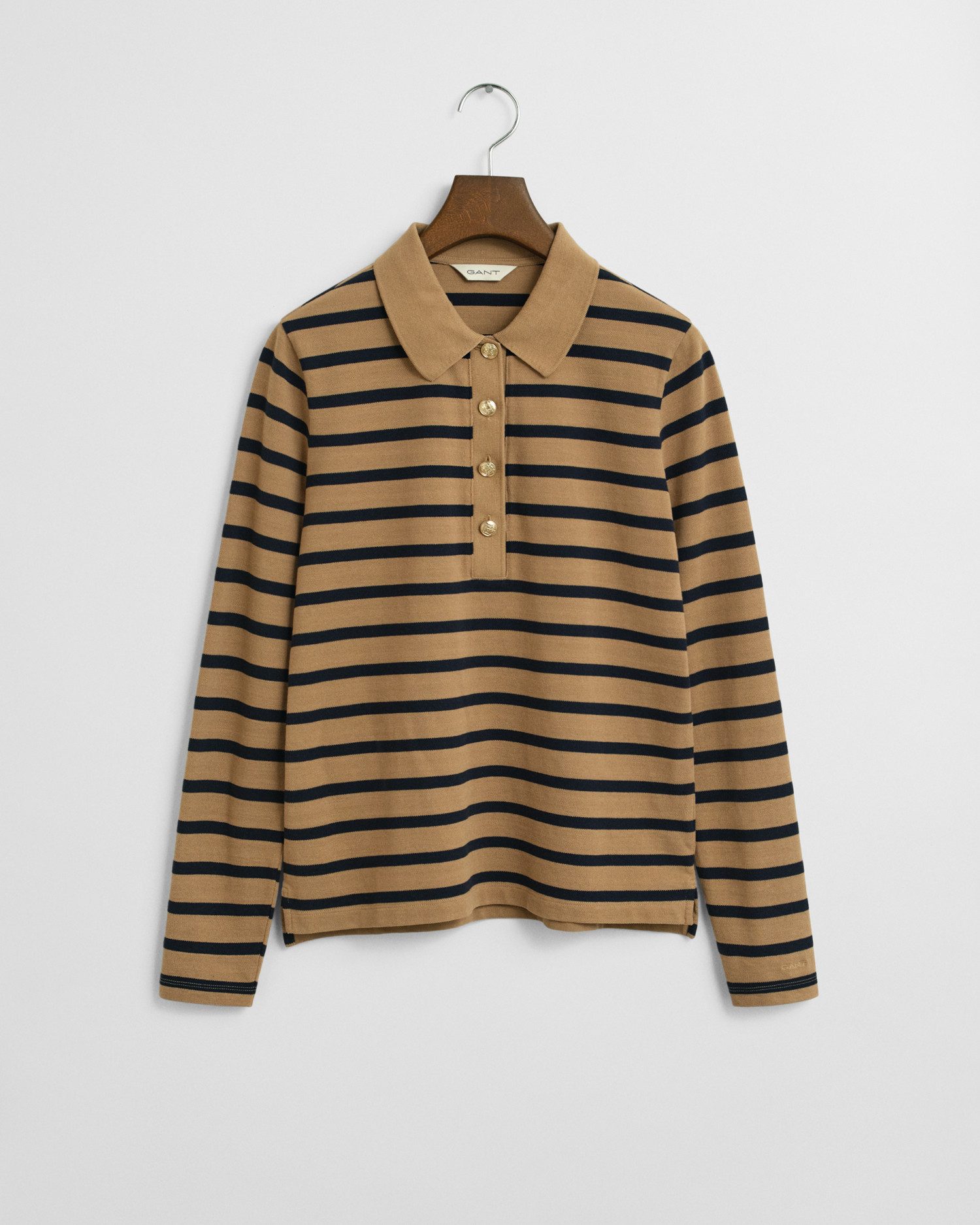 Gant Poloshirt REG BRETON STRIPED LS PIQUE POLO