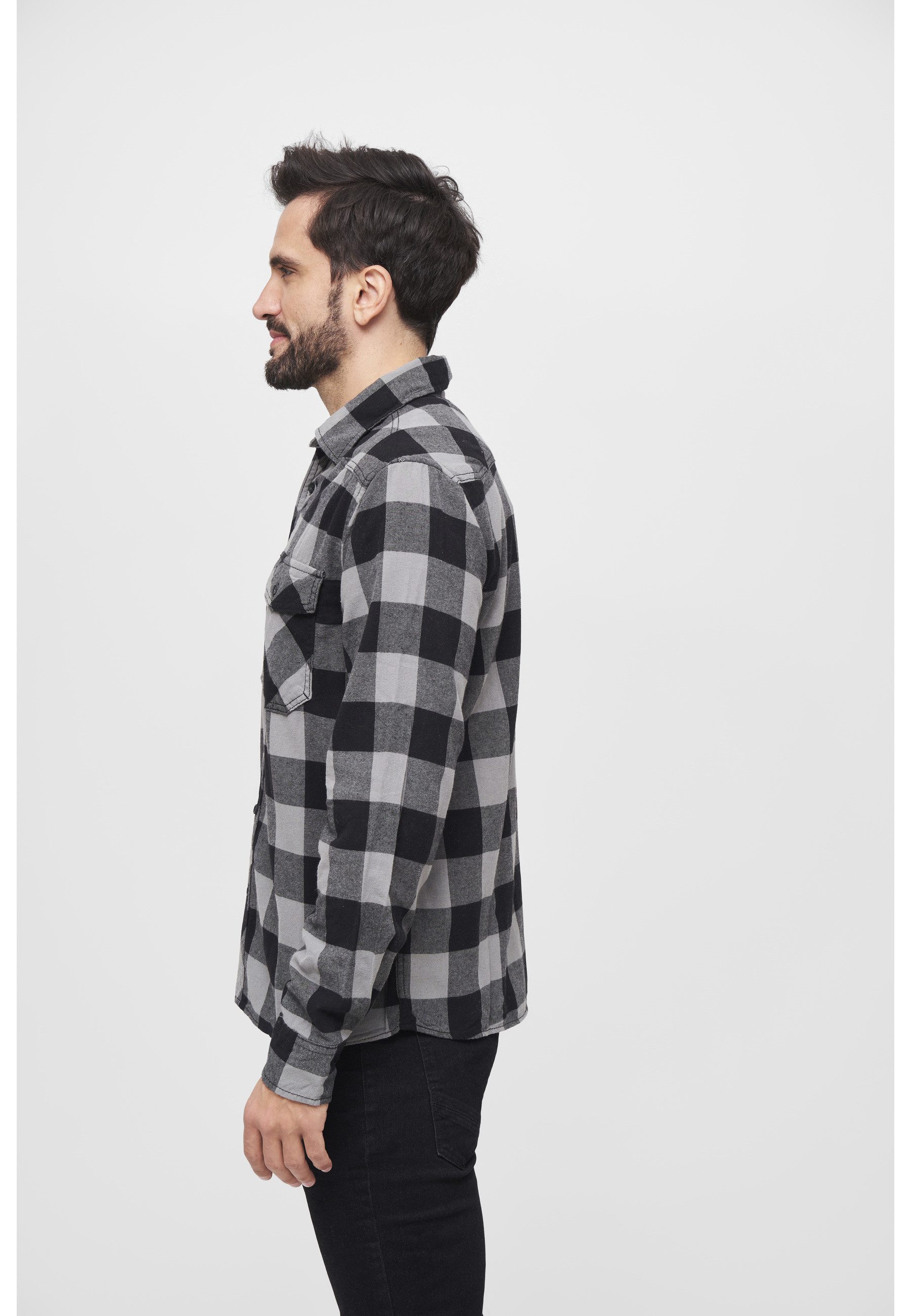 Brandit Langarmhemd Brandit Herren Checked Shirt (1-tlg)
