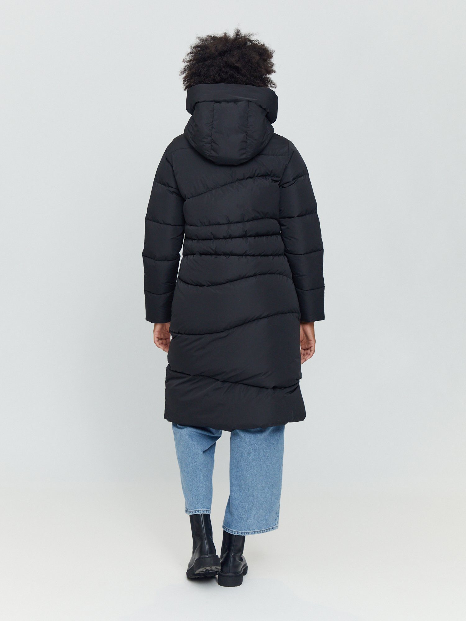 black isolierend Coat Wanda Langmantel MAZINE