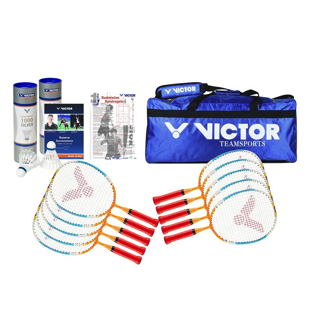 VICTOR Badmintonschläger Badminton-Set Starter, Optimaler Einstieg in den Badmintonsport