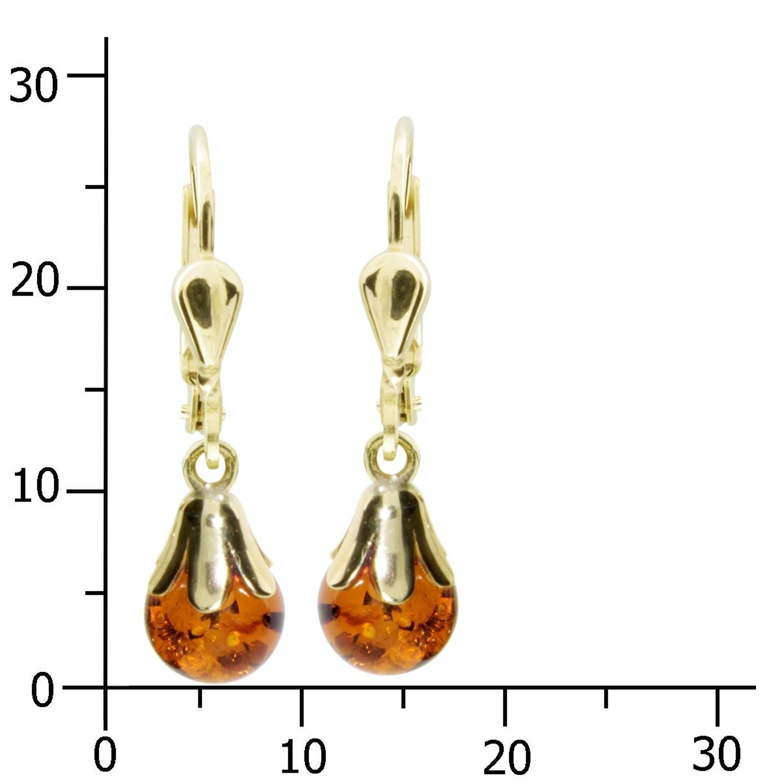 OSTSEE-SCHMUCK Paar Ohrhänger Ostsee-Schmuck Ohrhänger Glöckchen Ohrhänger günstig online kaufen