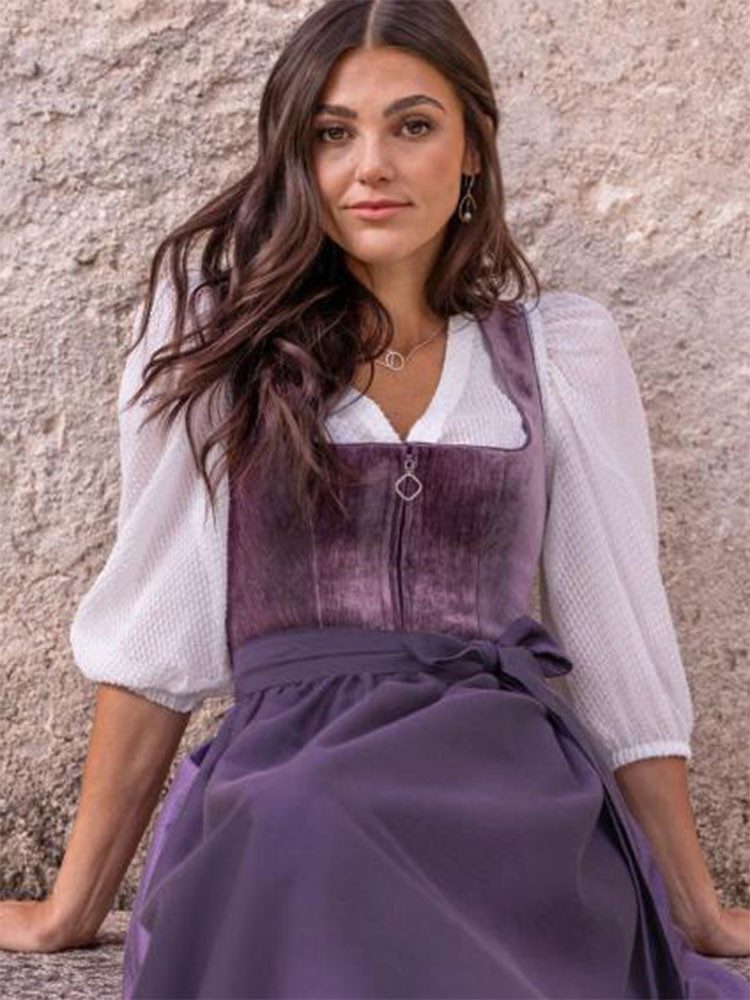 MarJo Dirndlbluse Dirndlbluse Erlabrunn Dreiviertelarm Puffarm ecru günstig online kaufen