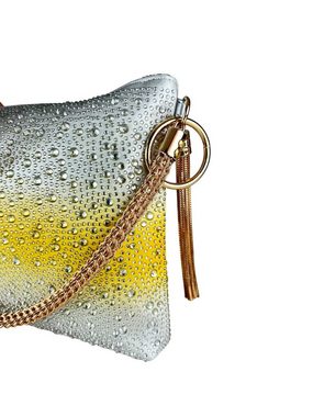 COLLEZIONE ALESSANDRO Schultertasche Bling, mit tausenden Strass Glitzersteinen