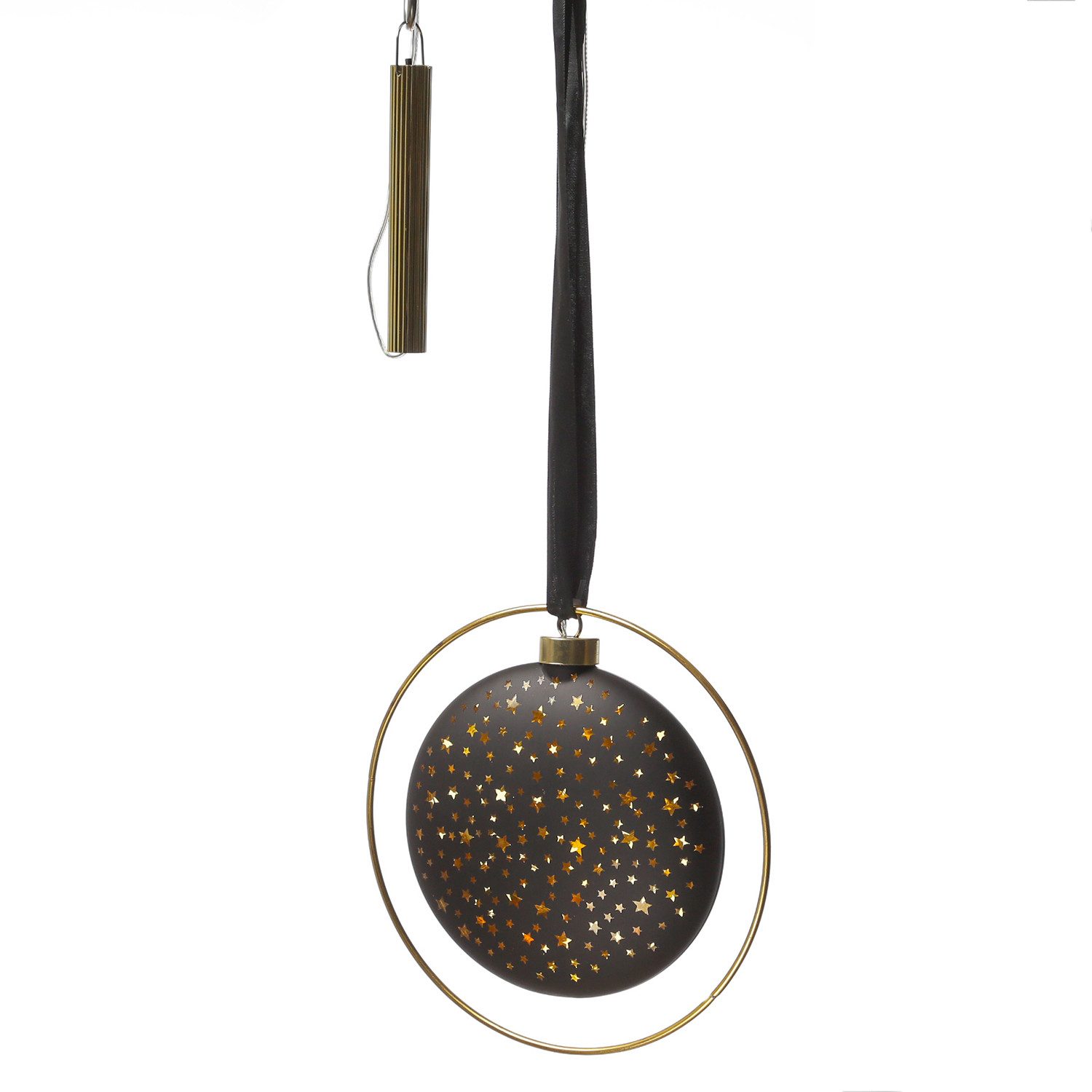 MARELIDA LED Dekolicht LED Glaskugel im Ring LED Kreis mit Sternmotiv beleu günstig online kaufen