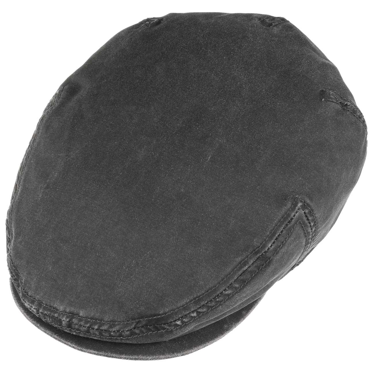 Cap Schirm, Stetson EU mit Flat in Baumwollcap Made the (1-St) schwarz