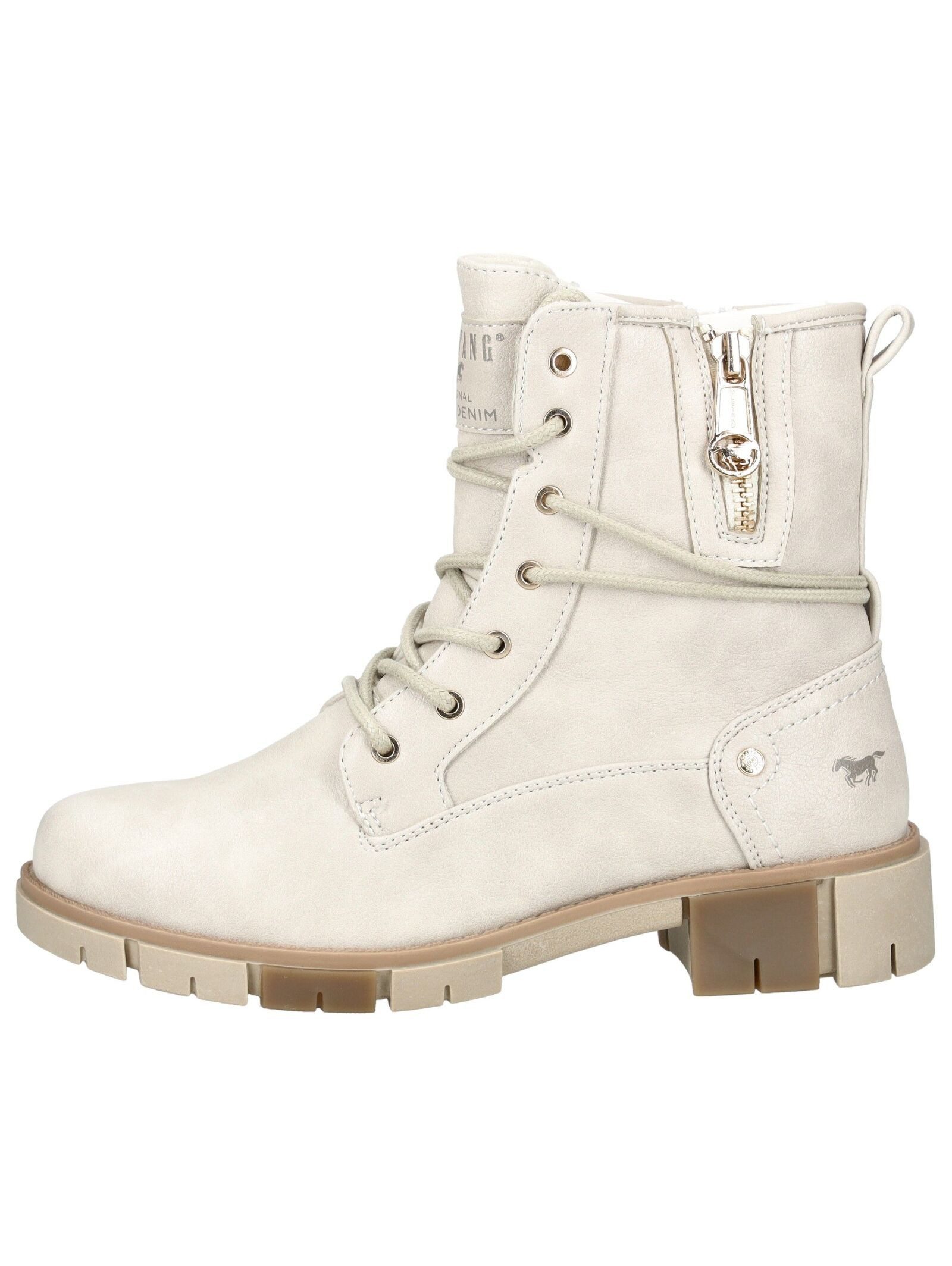 Mustang Shoes Mustang Shoes Stiefelette Lederimitat/Textil Schnürstiefelett günstig online kaufen