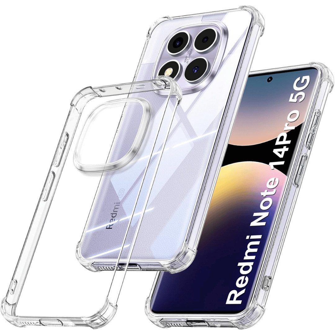 SmartUP Smartphone-Hülle für Xiaomi Redmi Note 14 Pro 5G Schutz Slim Case Handy Tasche Smart 6,67 Zoll