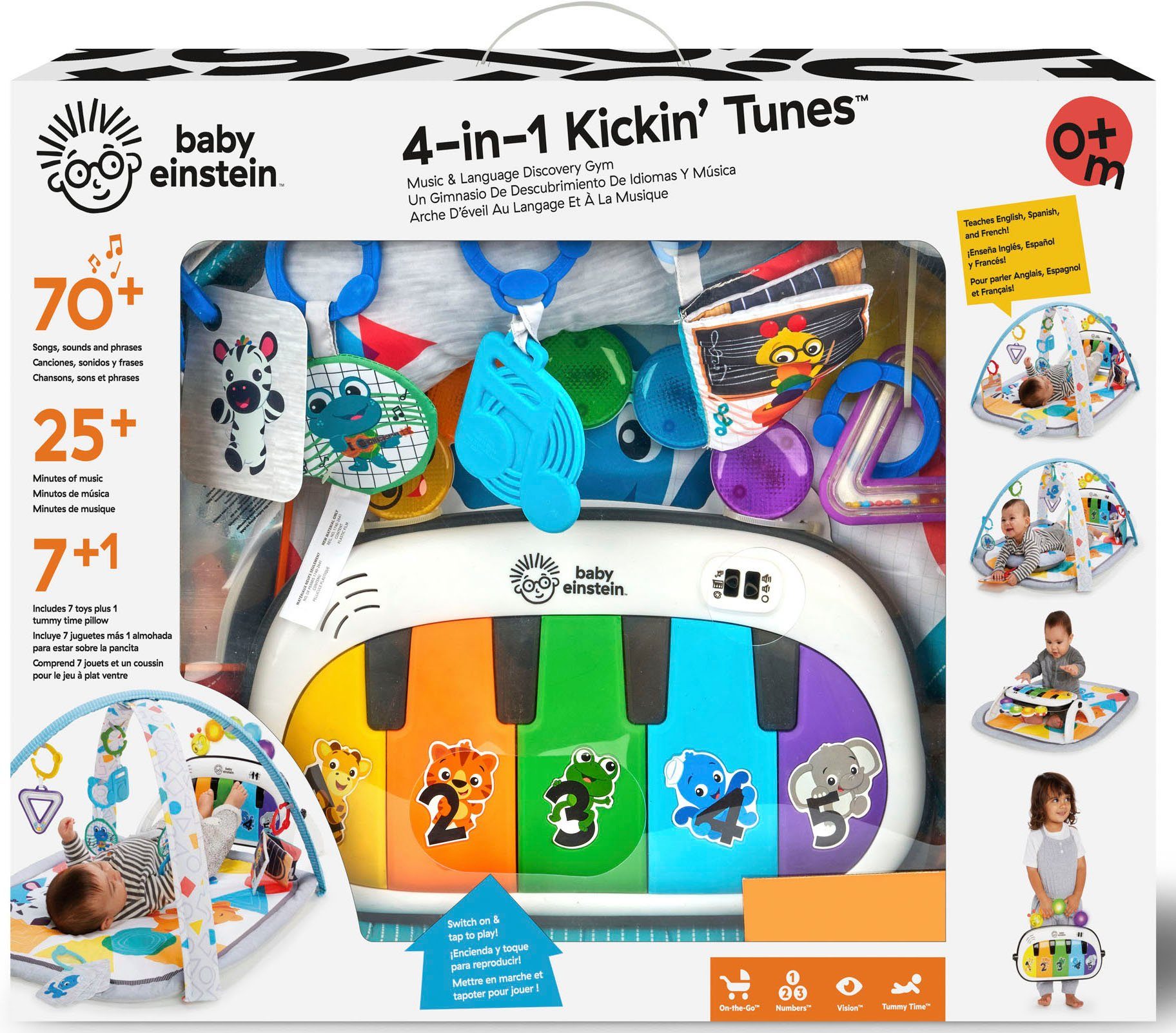 Baby Einstein Spielbogen 4in1 Spieldecke Kickin Tunes mit Sound