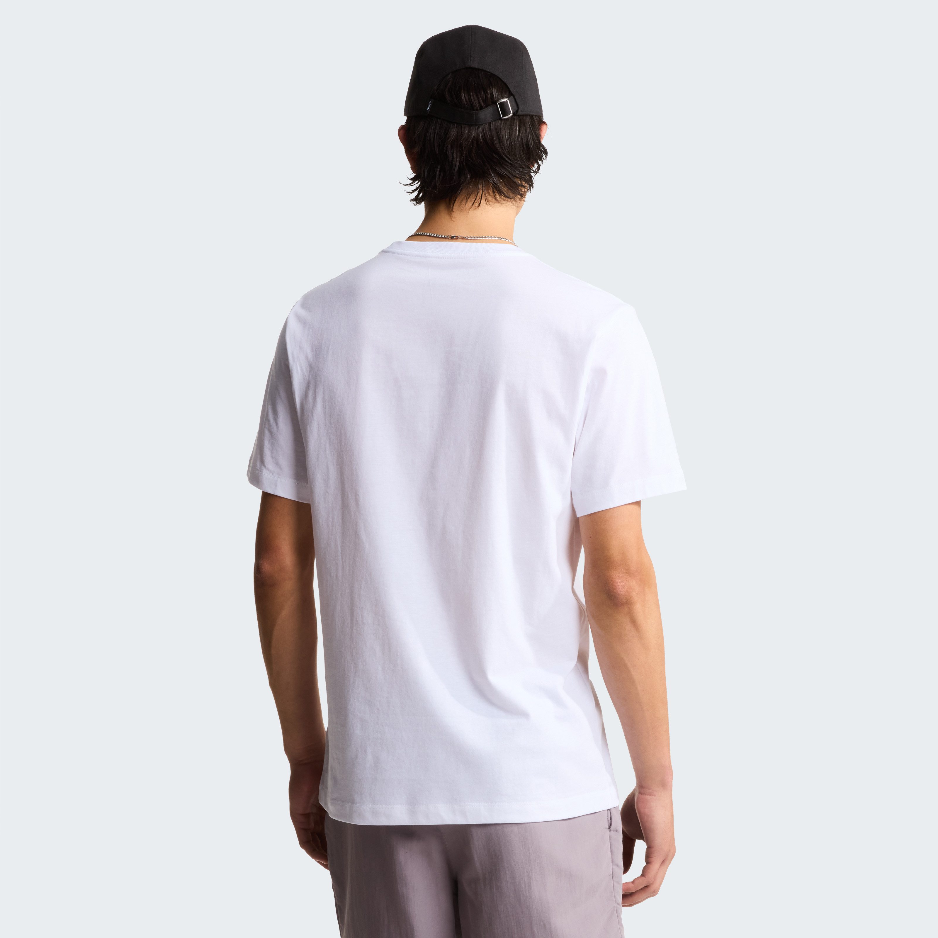 The North Face T-Shirt M EVOLUTION SIMPLE DOME REGULAR SHORT SL normale Passform, Kurzarm, für den Alltag, aus Baumwolle