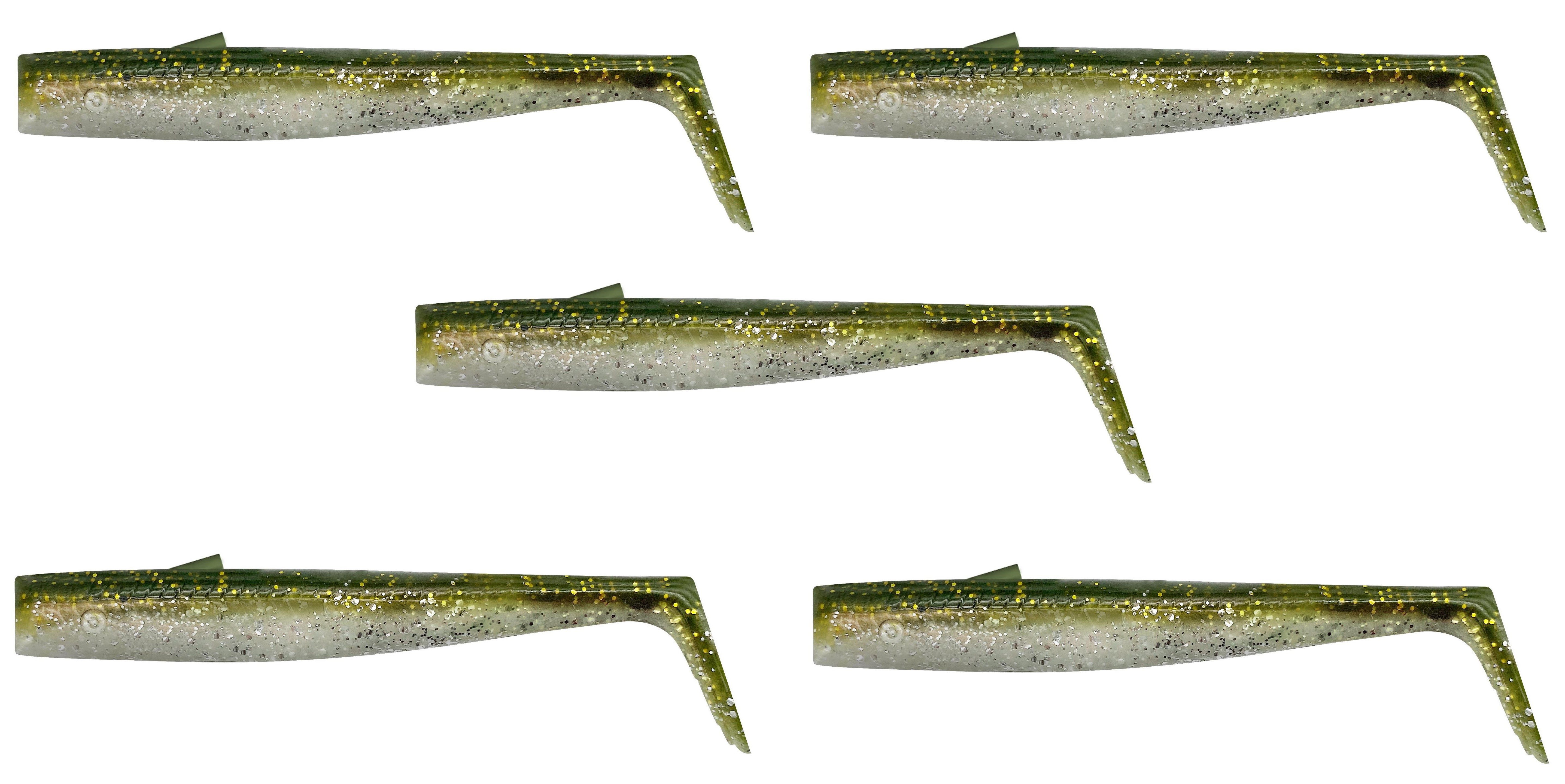 Kunstköder Gummifische Sandeel V2 WL Tail - 5 Stück in ver. Farben und Größen