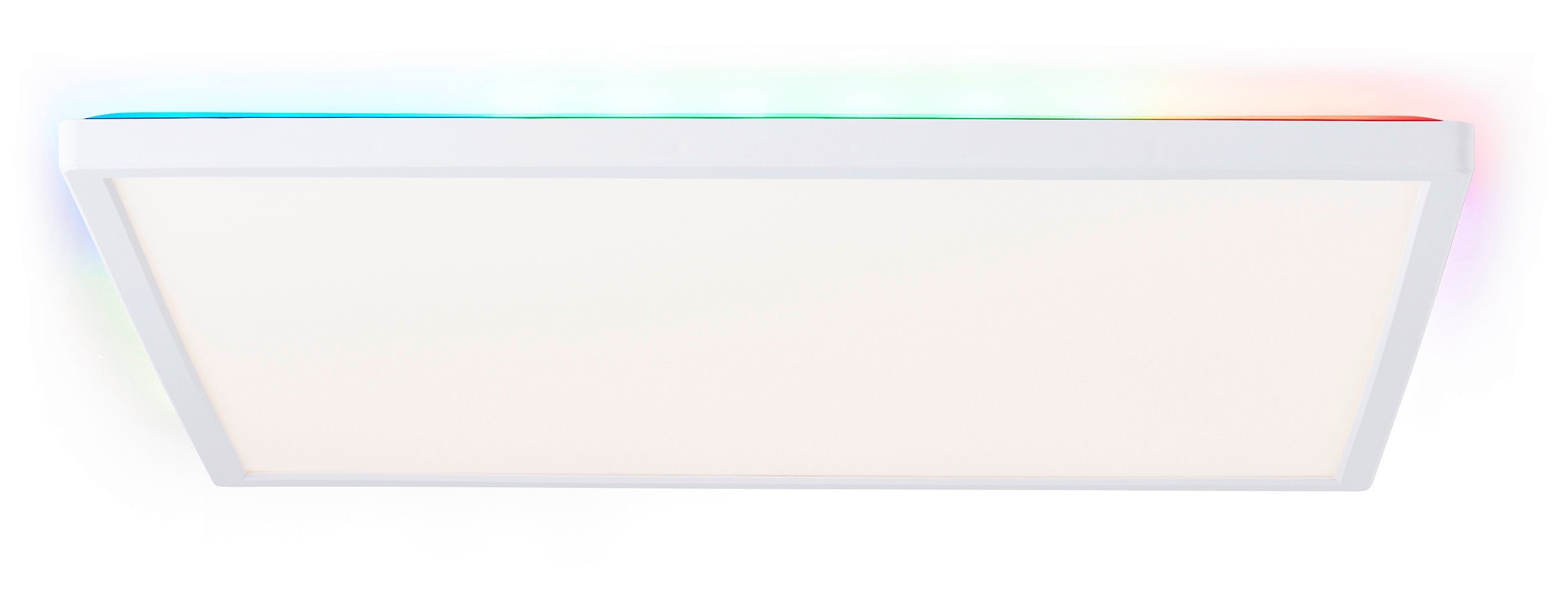 Lightbox LED Deckenleuchte, CCT - über Fernbedienung, CCT - über  Fernbedienung, LED fest integriert, warmweiß - kaltweiß, LED Panel,  digitales RGB-Backlight, 42 x 42 cm, 2500 lm, dimmbar, CCT, RGB-BACKLIGHT -  digitales