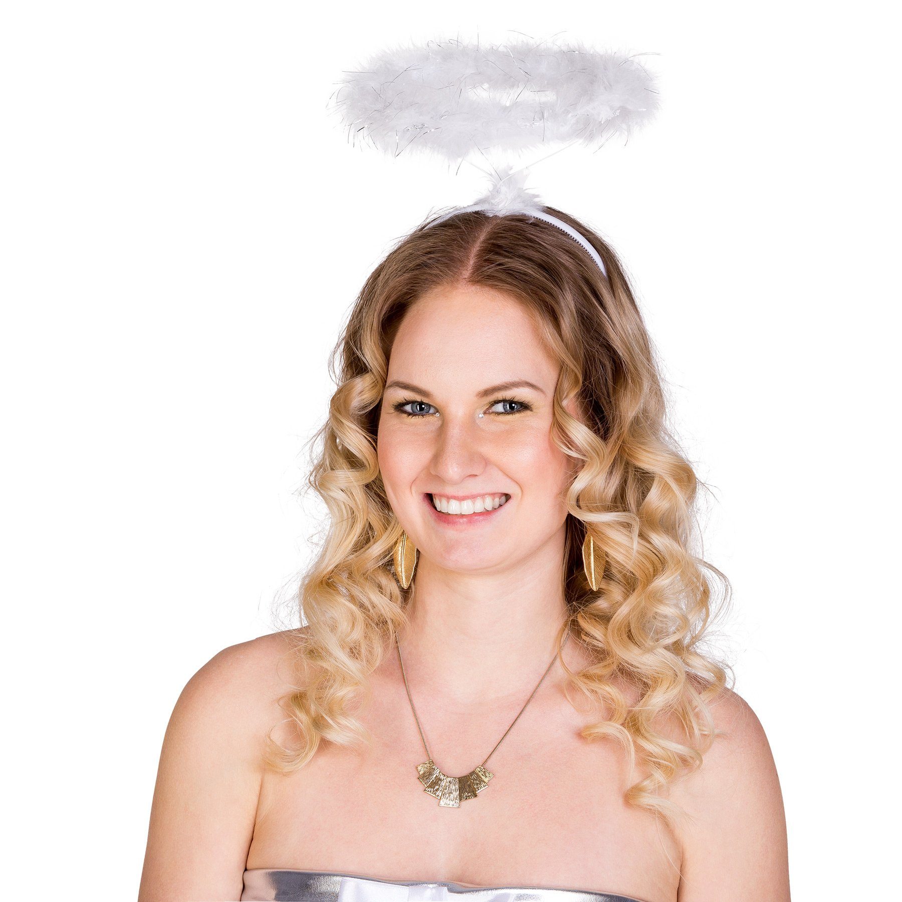 dressforfun Engel-Kostüm Frauenkostüm hot Angel Heaven, Aufregendes, kurzes Kleid