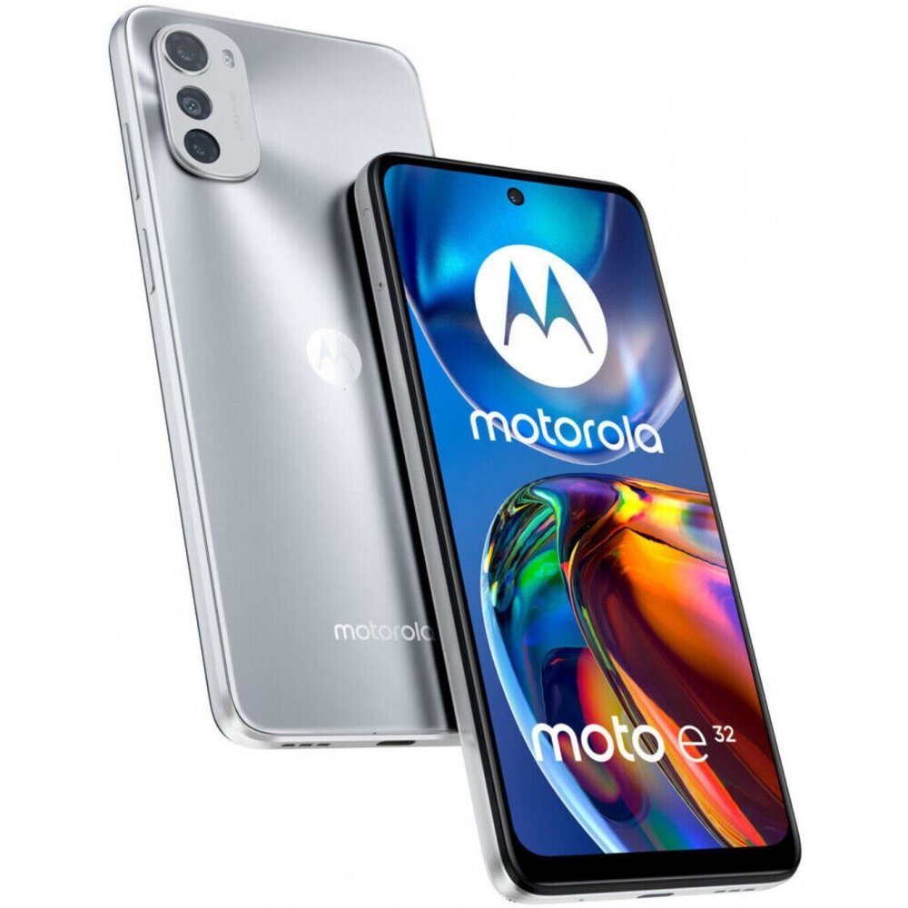 Motorola XT2227-2 Moto E32 64 GB / 4 GB - Smartphone - misty silver  Smartphone (6,5 Zoll, 64 GB Speicherplatz)