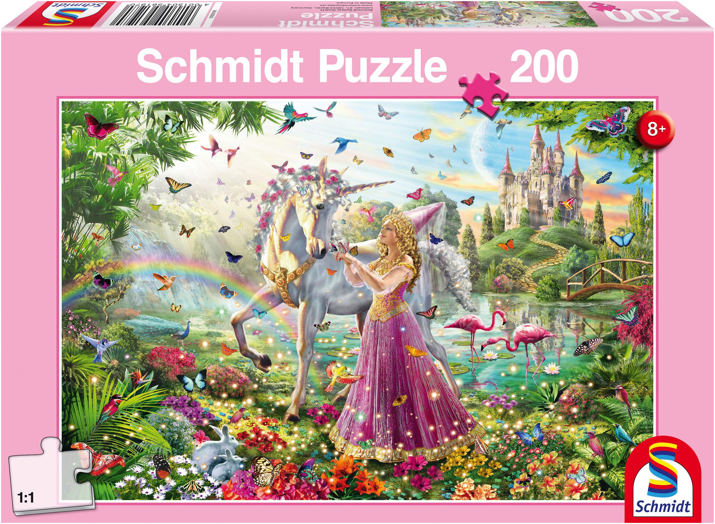 Schmidt Spiele Puzzle Schöne Fee im Zauberwald, 200 Puzzleteile günstig online kaufen
