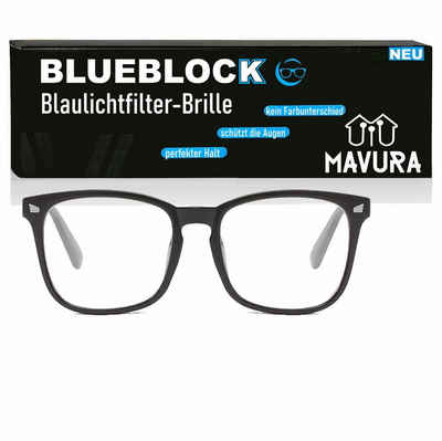 MAVURA Brille BLUEBLOCK Blaulichtfilter Computer Fernsehen Smartphone, TV Brille Anti Blaulicht Filter Lesebrille Gaming