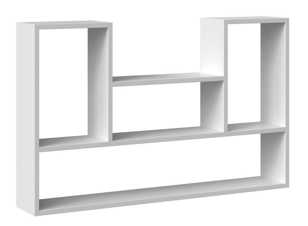 Raumhirsch Furniture Hängeregal Regal, Wandregal, Hängeregal mit offenen 4 Fächern, Maße 100 x 16 x 60 cm, einfache Montage, Wandmontage, Dekoratives Regal