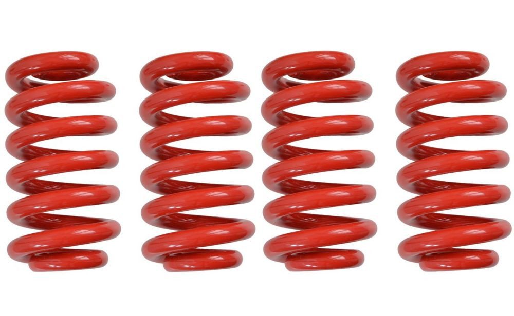 Westfalia Anhänger 4x Schraubenfedern für Westfalia Anhänger 1800 kg - Farbe rot