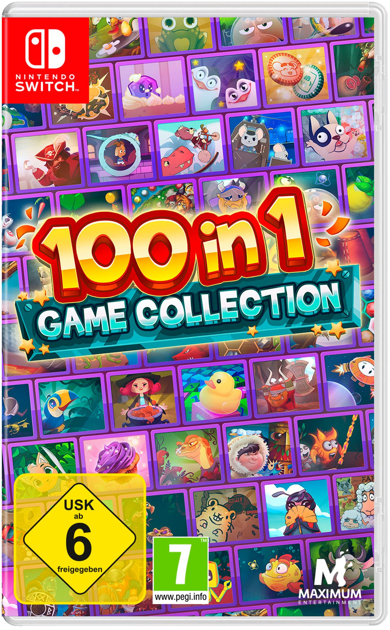 100 in 1 Game Collection (Softwarekarte), Nintendo Switch