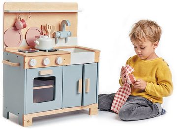 Tender Leaf Toys Spielküche Kinderküche grau Holz, aus Holz