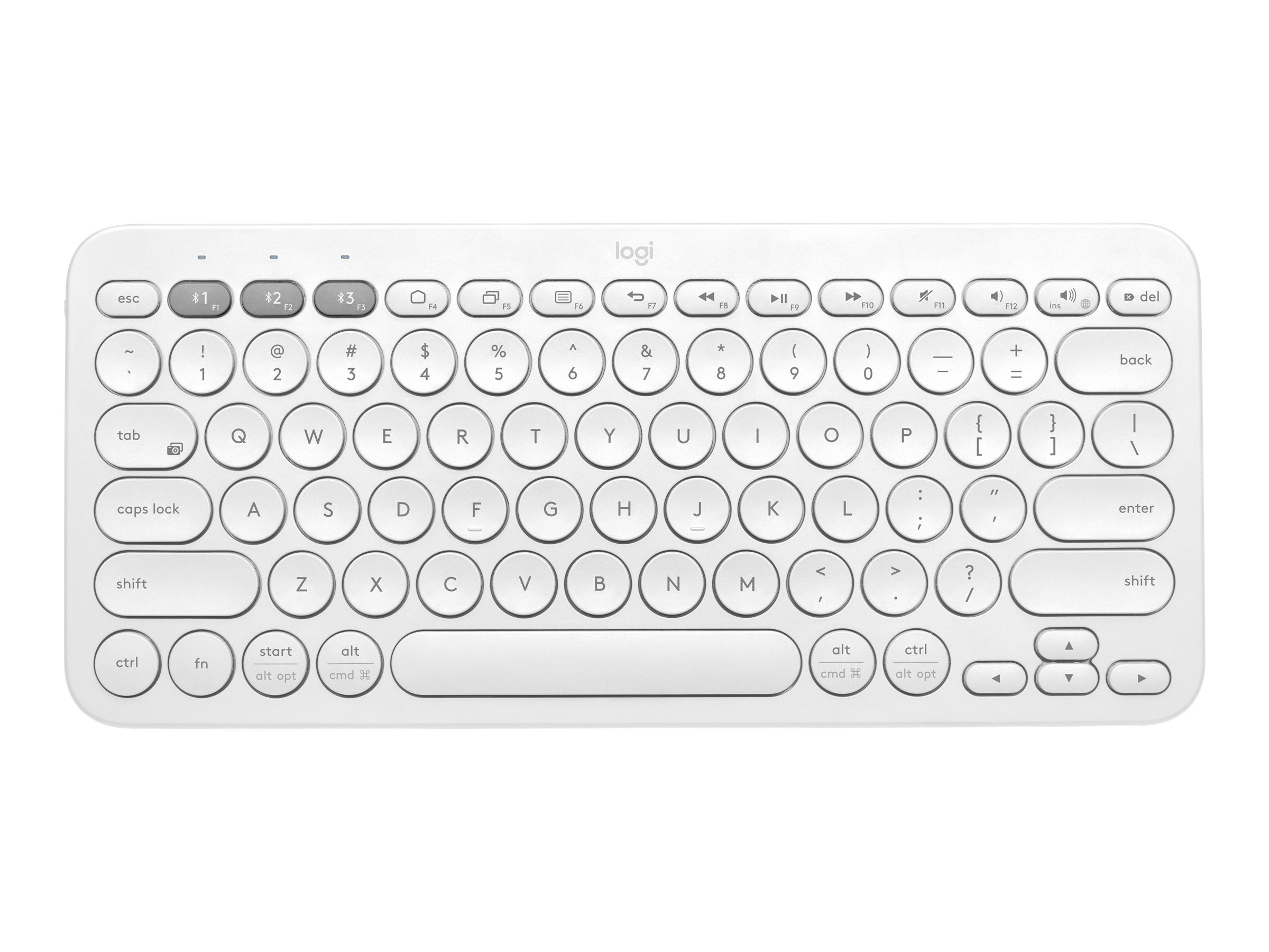 LOGITECH K380 Multi-Device Bluetooth Keyboard OFFWHITE (DE) Wireless-Tastatur