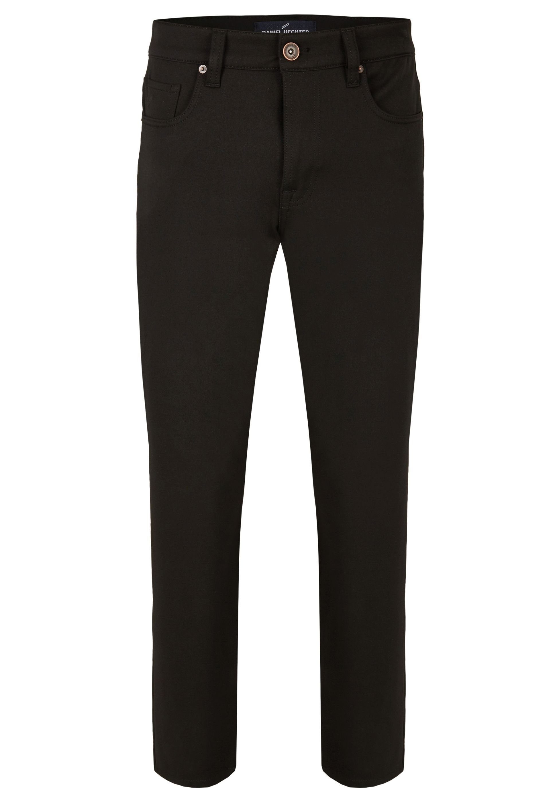 Soft-Stretch-Material aus black HECHTER PARIS Stoffhose