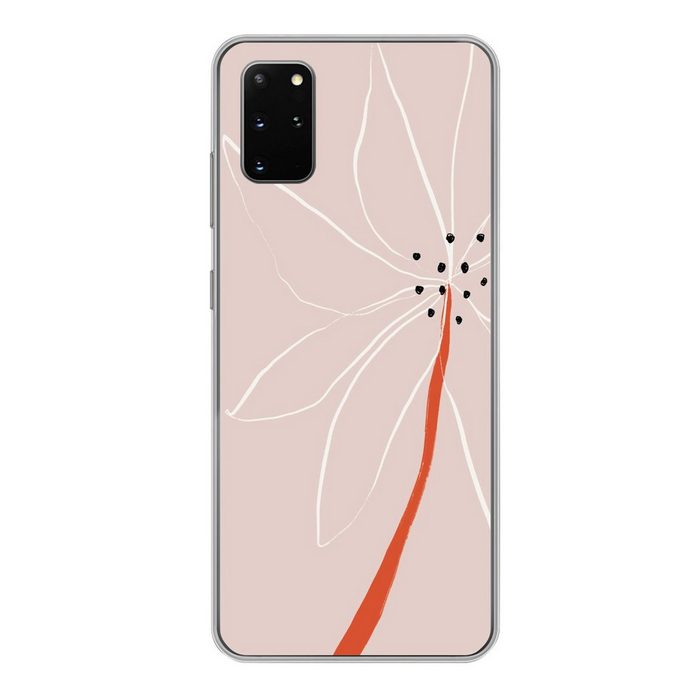 MuchoWow Handyhülle Blumen - Abstrakt - Pastell Phone Case Handyhülle Samsung Galaxy S20 Plus Silikon Schutzhülle