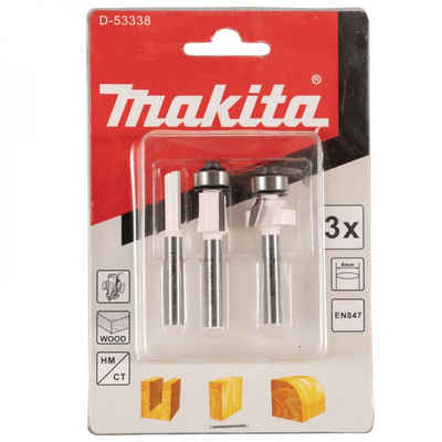 Makita Fräser-Set Makita Fräser-Set 3 tlg. 6 mm Aufnahmschaft D-53338