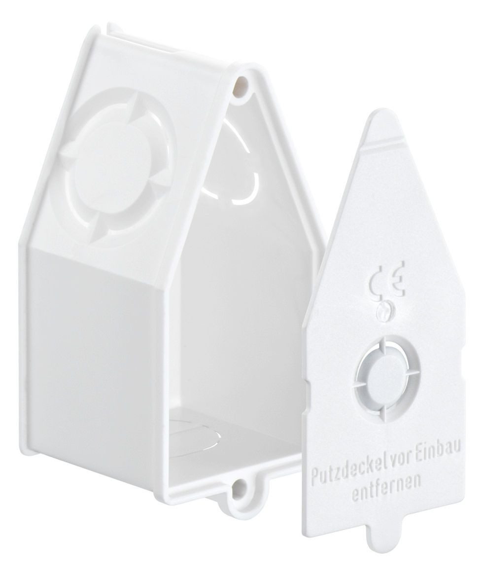 Kaiser Elektro Aufputz-Steckdose Kaiser Wandleuchten-Anschluss- dose 60x32x30mm m.Deckel