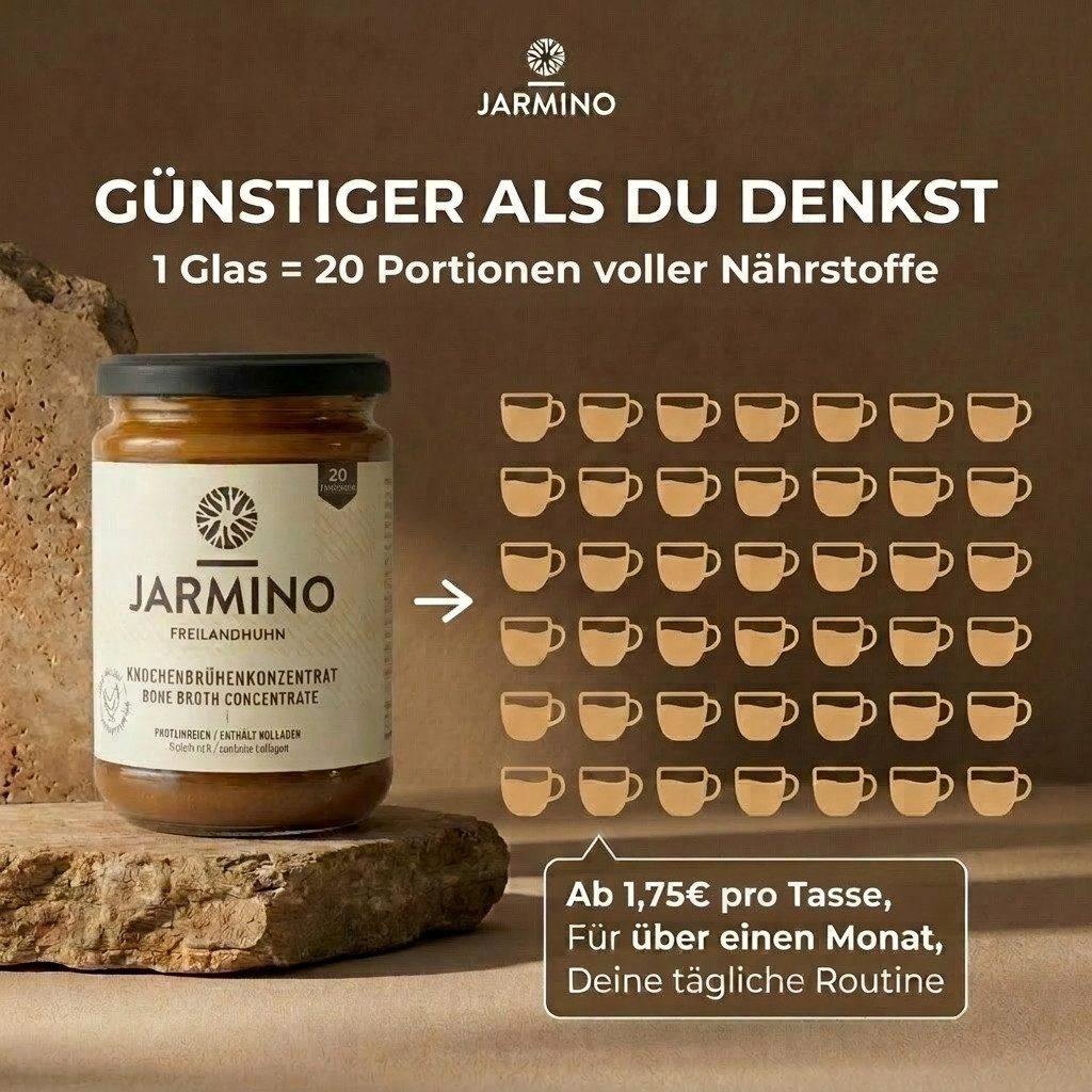 JARMINO Hühnerknochenbrühenkonzentrat Konzentriert flüssig, 1 er 200 g
