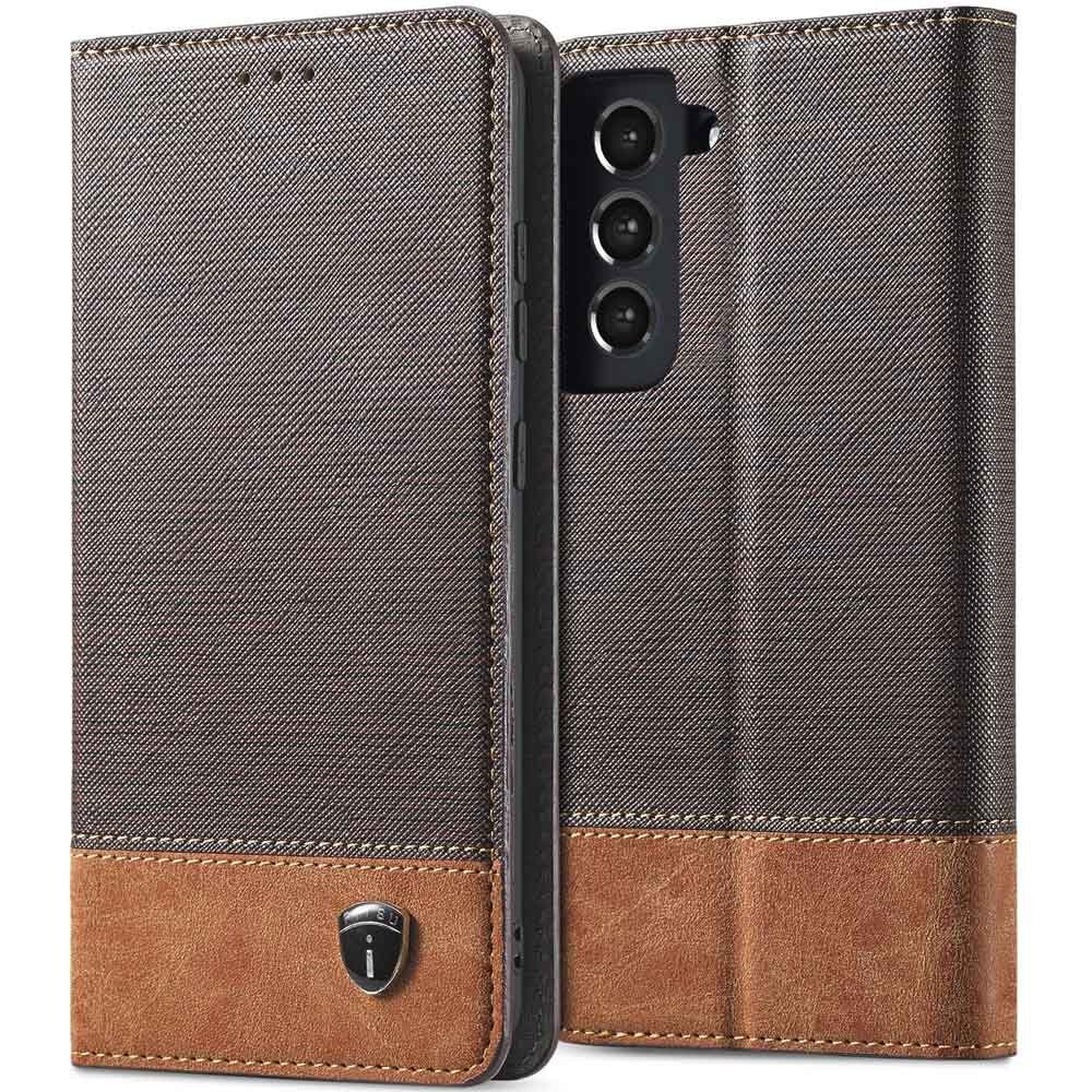 FITSU Handyhülle Handytasche für Samsung Galaxy Hülle Flipcase Schutzhülle Klapphülle, Hülle für Samsung Galaxy S24, S23, S23 FE, S22, S21, S20, S20 FE, S10